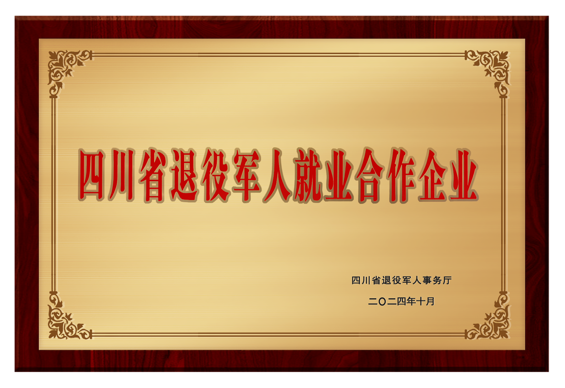 四川省退役军人就业合作企业